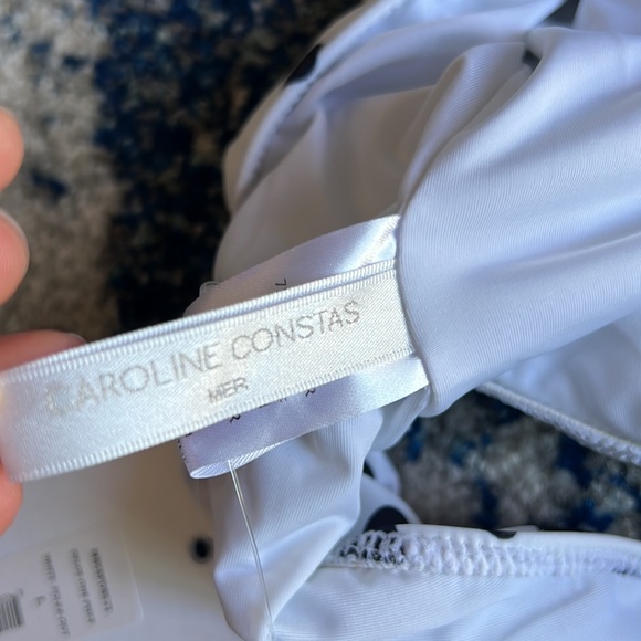 Caroline Constas Delos One Piece in White Polka Dot
Large - Picture 11 of 11